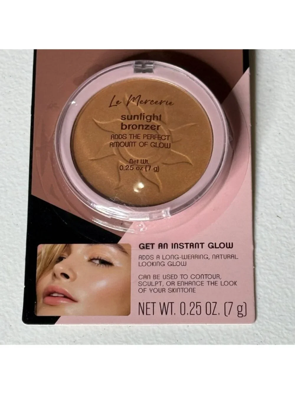 Le Mercerie Golden Biscotti Bronzer Sunlight Glow New